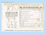 1950s Vintage Simplicity Sewing Pattern 4061 Cute His and Hers BBQ Aprons Fits All