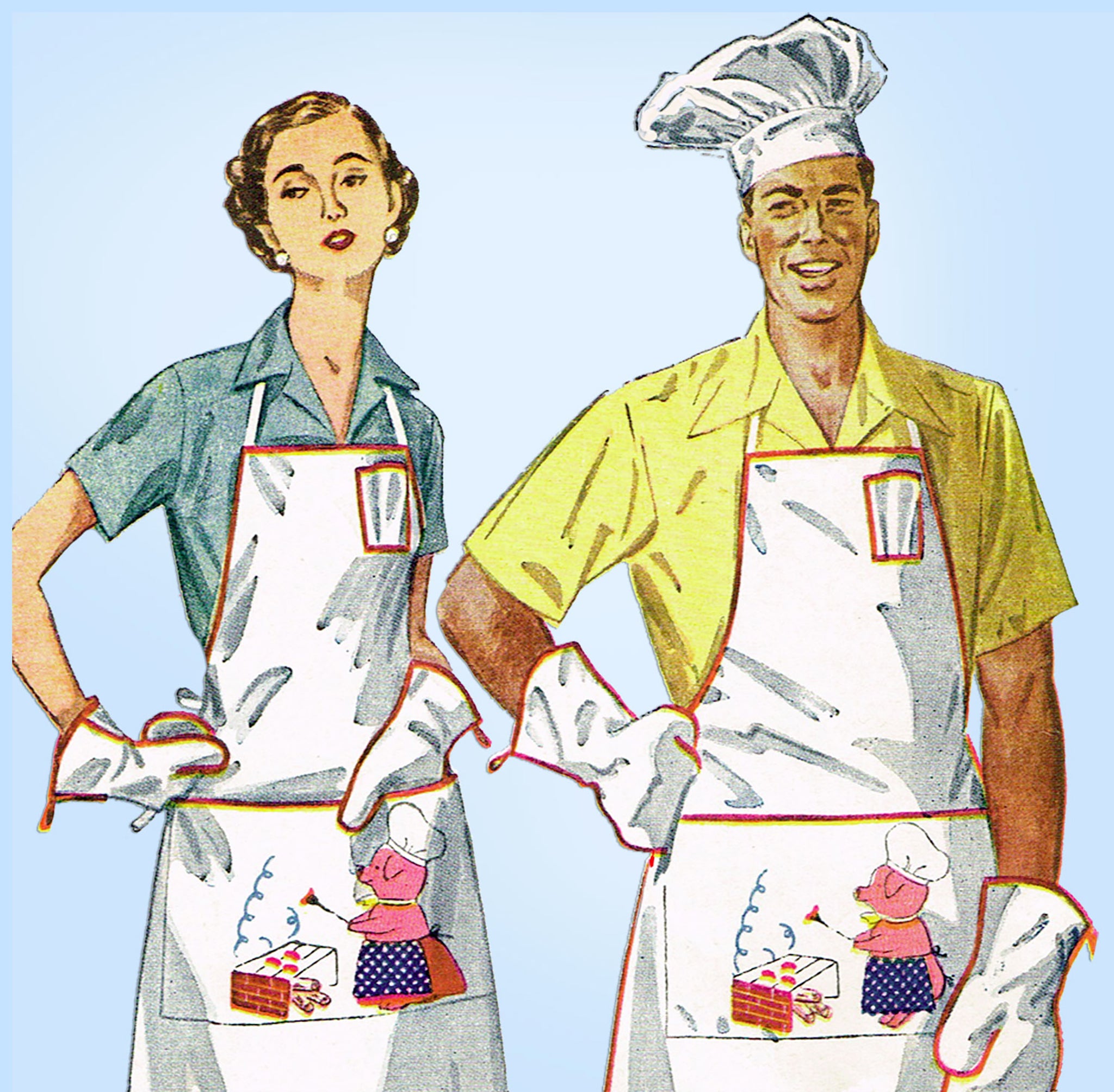 his hers aprons