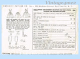 Simplicity 4062: 1950s Uncut Misses Fiesta Party Apron Fits All Vintage Sewing Pattern