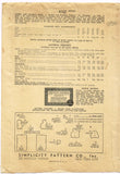 Simplicity 4102: 1940s Misses Mother Daughter Dress 32 B Vintage Sewing Pattern