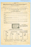 1940s Vintage Simplicity Sewing Pattern 4243 Stunning WWII Misses Skirt Sz 28 W