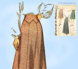 1940s Vintage Simplicity Sewing Pattern 4243 Stunning WWII Misses Skirt Sz 28 W