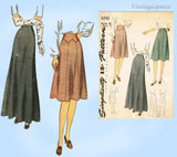 1940s Vintage Simplicity Sewing Pattern 4243 Stunning WWII Misses Skirt Sz 28 W