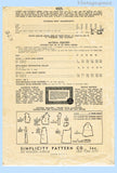 Simplicity 4309: 1940s WWII Misses Street Dress Sz 36 B Vintage Sewing Pattern