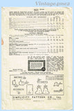 Simplicity 4321: 1940s Rare Misses WWII Shorts Top and Skirt 34B Vintage Sewing Pattern