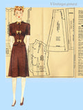 1940s Vintage Simplicity 4387 Latexure Manikin Mannequin Doll Clothes Pattern 12.5 Inch