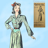 1940s Simplicity Sewing Pattern 4402 FF 15in Latexture Fashiondol Doll Clothes