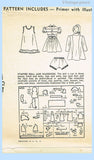 1940s Vintage Simplicity Sewing Pattern 4455 Uncut 25 Inch Cloth Dress & Clothes
