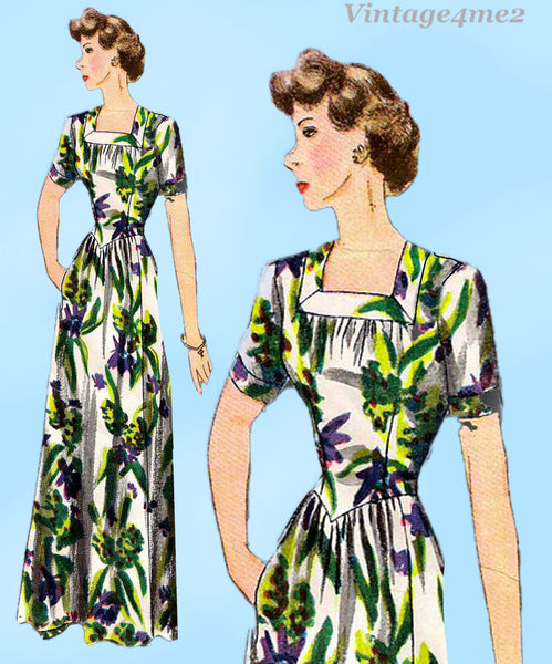 1940s Simplicity Sewing Pattern 4605 FF 15in Latexture Fashiondol Doll Clothes