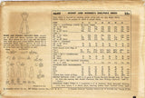 Simplicity 4649: 1950s Uncut Misses Street Dress Sz 34 B Vintage Sewing Pattern