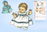 1960s Vintage Simplicity Sewing Pattern 4723 Uncut 14 Inch Baby Doll Clothes