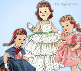 Simplicity 4908: 1950s Cute 23in Saucy Walker Doll Clothes Vintage Sewing Pattern