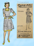 1940s Simplicity Sewing Pattern 4938 FF 15in Latexture Fashiondol Doll Clothes