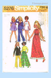 1960s VTG Simplicity Sewing Pattern 5276 Uncut 15.5in Teen Fashion Doll Clothes