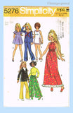 1960s VTG Simplicity Sewing Pattern 5276 Uncut 17in Teen Fashion Doll Clothes