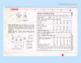 Simplicity 5911: 1960s Uncut Misses Youthful Dress Sz 36B Vintage Sewing Pattern