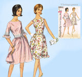 Simplicity 5911: 1960s Uncut Misses Youthful Dress Sz 36B Vintage Sewing Pattern