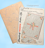 1940s Vintage Simplicity Embroidery Transfer 7220 Uncut Heirloom Baby Crib Quilt