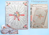 1940s Vintage Simplicity Embroidery Transfer 7220 Uncut Heirloom Baby Crib Quilt