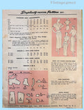 Simplicity Designer 8031: 1940s Uncut Misses Cocktail Dress 40 B Vintage Sewing Pattern