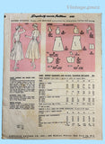 Simplicity Designer 8283: 1950s Uncut Misses Sun Dress 34 B Vintage Sewing Pattern