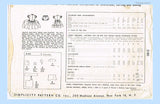 1950s Vintage Simplicity Sewing Pattern 3180 Toddler Girls Tucked Dress Sz4