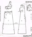 1960s Vintage Designer Spadea Sewing Pattern 61869 Uncut Misses Evening Gown 32 B