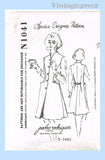 1960s Vintage Designer Spadea Sewing Pattern N-1041 Uncut Misses Coat Sz 34 Bust