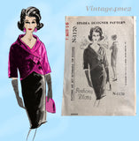 1960s Vintage Spadea Sewing Pattern 1170 Misses Designer Jacket Size 38 Bust