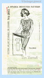 1960s Vintage Designer Spadea Sewing Pattern NA-2045 Lovely Misses Dress Sz 34 B
