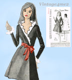 1960s Vintage Designer Spadea Sewing Pattern Y-31101 Uncut Misses Wrap Dress Sz 38 B