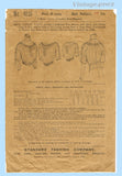 Standard 4815: 1910s Misses Edwardian Blouse Waist 40 B Vintage Sewing Pattern