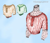 Standard 4815: 1910s Misses Edwardian Blouse Waist 40 B Vintage Sewing Pattern