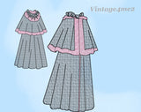 Standard 8327: 1900s Rare Uncut Infants Hooded Cloak Vintage Sewing Pattern