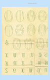 1940s Vintage Superior Embroidery Transfer 114 Vintage Uncut Monograms for Linens