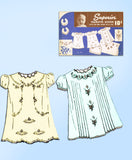 1940s Superior 119 Layette and Small Motifs Uncut Embroidery Transfer