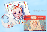 1940s Superior 164 Baby Layette Motifs Uncut Embroidery Transfer 32 Darlin Designs