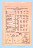 1940s Vintage Superior Sewing Pattern 9701: Gorgeous WWII Bias Cut Nightgown 32B