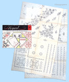 1950s Vintage Vogart Embroidery Transfer 117 Classic Cross Stitch Linen Motifs