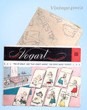 1950s Vintage Vogart Embroidery Transfer 138 Uncut Pin Up Girl Guest Towels