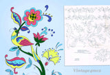 1960s Vintage Jacboean Crewel Motifs Uncut Vogart Embroidery Transfer 104D
