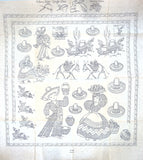 1950s Vintage Vogart Embroidery Transfer 106 Uncut Mexican Kitchen Motifs ORIG