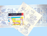 1950s Vintage Vogart Embroidery Transfer 136 Anthro Dishes Maid Chef Tea Towels