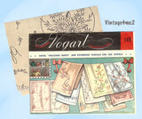 1950s Vintage Vogart Embroidery Transfer 149 Uncut Floral Guest Towel Motifs