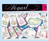 1950s Vintage Vogart Embroidery Transfer 259 Uncut Kitchen Motto Tea Towel Motifs