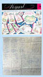 1950s Vintage Vogart Embroidery Transfer 259 Uncut Kitchen Motto Tea Towel Motifs