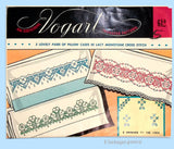 1950s Vintage Vogart Embroidery Transfer 612 Uncut Cross Stitch Pillowcase Motif