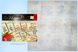 1950s Vintage Vogart Embroidery Transfer 673 Uncut Honeymoon Kitten Tea Towels