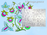 1960s Vintage Jacboean Crewel Motifs Uncut Vogart Embroidery Transfer 9001-C