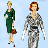 Vogue Paris Original 1015: 1960s Designer Heim Dress Sz 34 B Vintage Sewing Pattern